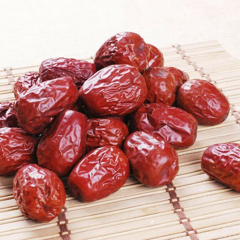 Естественная здоровая закуска 7A китайские 100% органические сушеные красные даты