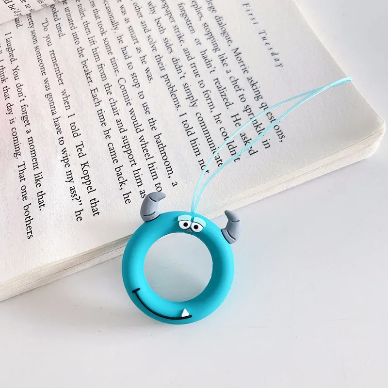 4 Универсальный мобильный телефон Kawaii ремешки прекрасный мультфильм милый палец кольцо для женщин Девушка ремешок для iPhone/samsung/huawei держатель телефона - Цвет: 4