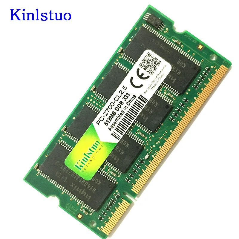 Память для ноутбука Kinlstuo ОЗУ SO-DIMM DDR1 DDR 400 333 MHz/PC-3200 PC-2700 200Pins 512MB 1GB память Sodimm