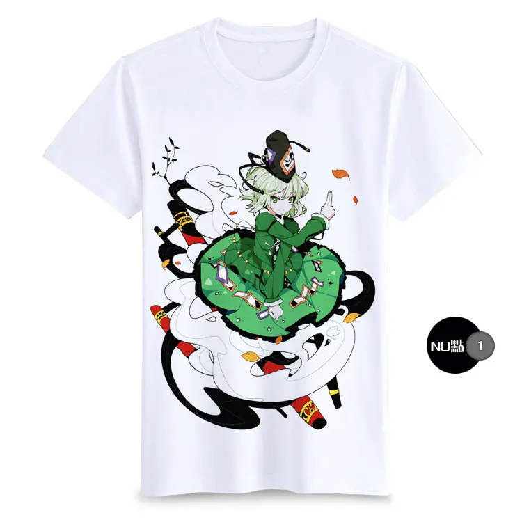 Футболка для косплея из японского аниме проекта Touhou летняя футболка с принтом