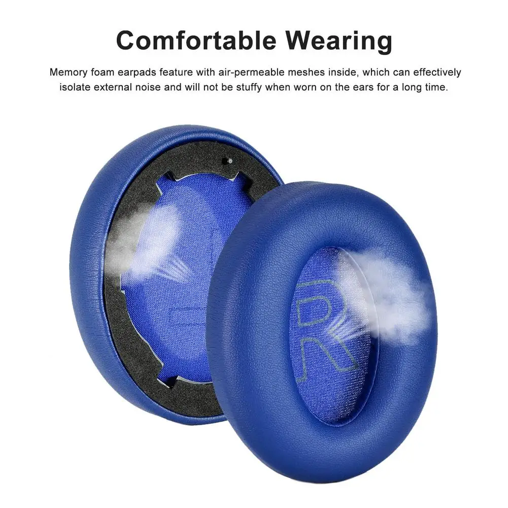 

Сменные амбушюры из пены с эффектом памяти, амбушюры для Anker Soundcore Life Q20 /Q20 BT, звукоизоляция, противоударные наушники Soundcore Life