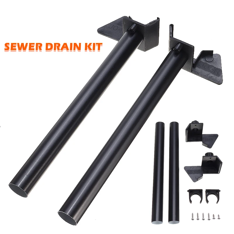 1 set Greenhouse Rainwater Gutter Water Butt Downpipe Guttering Drainage Kit Drainage Downpipe Accessory Supplies