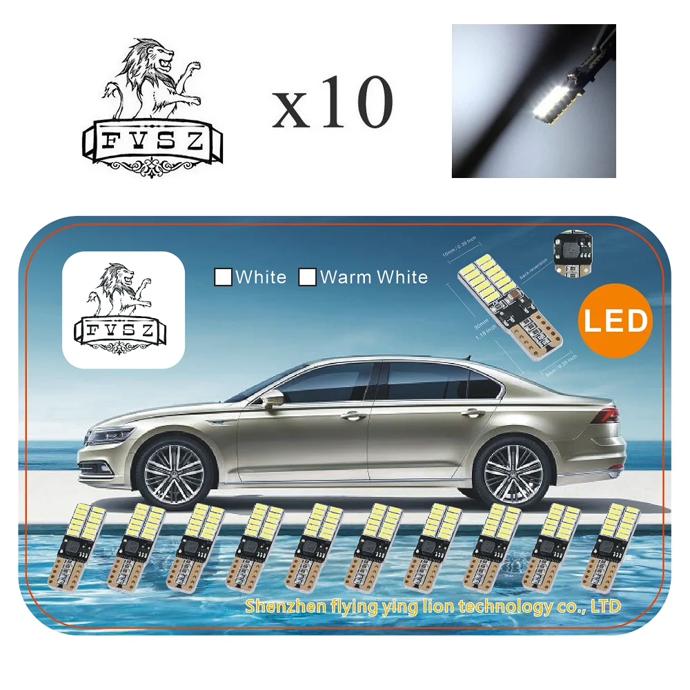 10 светодиодный т. автомобисветильник светодиодные лампы T10 W5W 4014 194| |