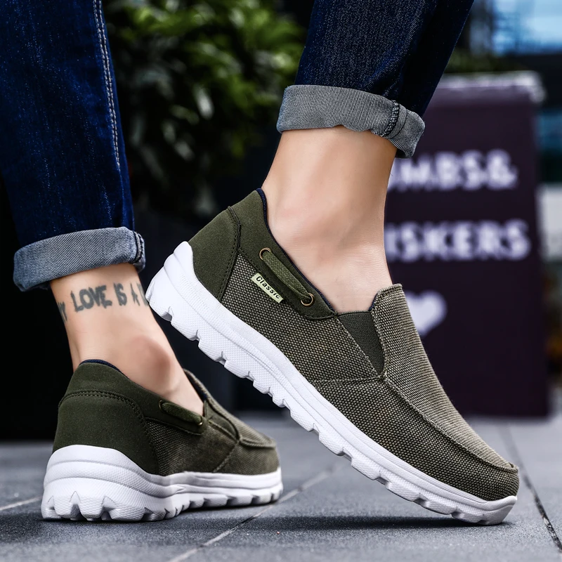 

Men Casual Shoes Light Loafers Sneakers 2021 New Fashion Canvas Shoes Comfortable Men casual Shoes Zapatos Casuales Shoes Men