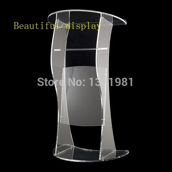Бесплатная доставка дешевая церковная акриловая Трибуна/прозрачная Современная