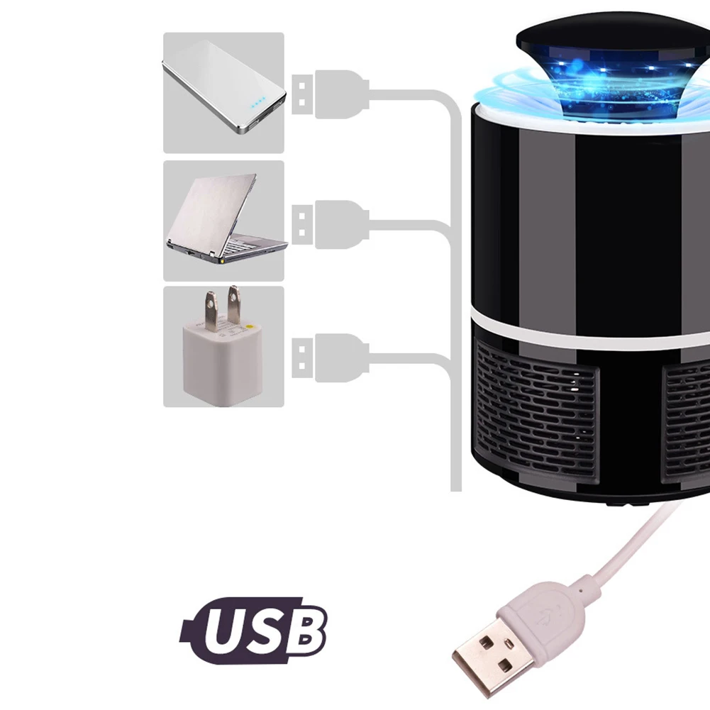 Электрический москитный убийца без химических веществ с питанием от USB