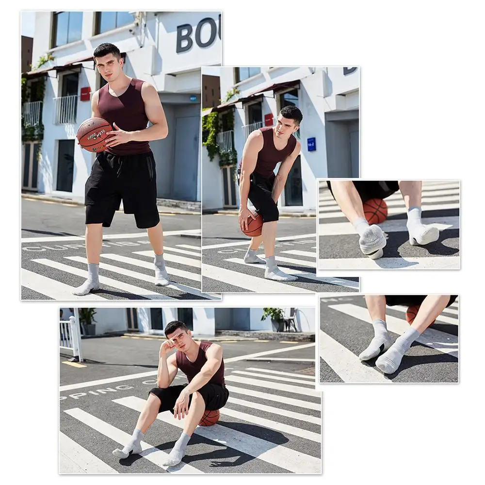 

Basketball Socks Running Socks Men Football Breathable Anti Slip Sport Running Cycling Walking Women Sports Socks