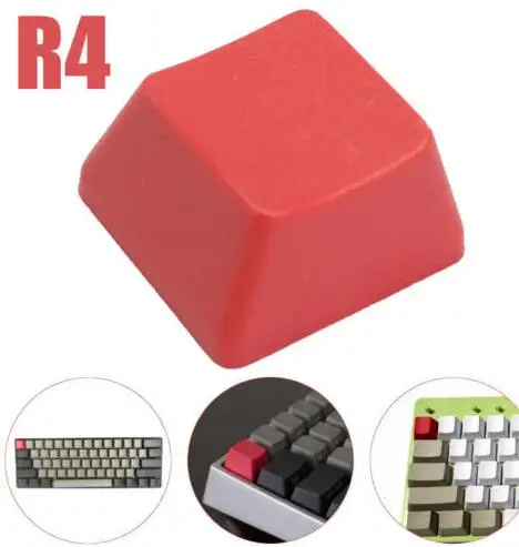 

18x18mm PBT Red Blank Keycap ESC R4 Keycaps for Cherry MX Mechanical Keyboard