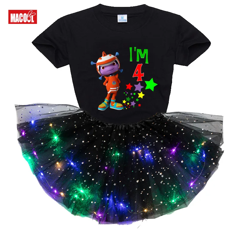 

Rainbow Skirt Girl Glitter Rainbow Skirt Party Skirt for Kids Toddler Baby Birthday Outfit Clothes Toddler Set Personalized Name