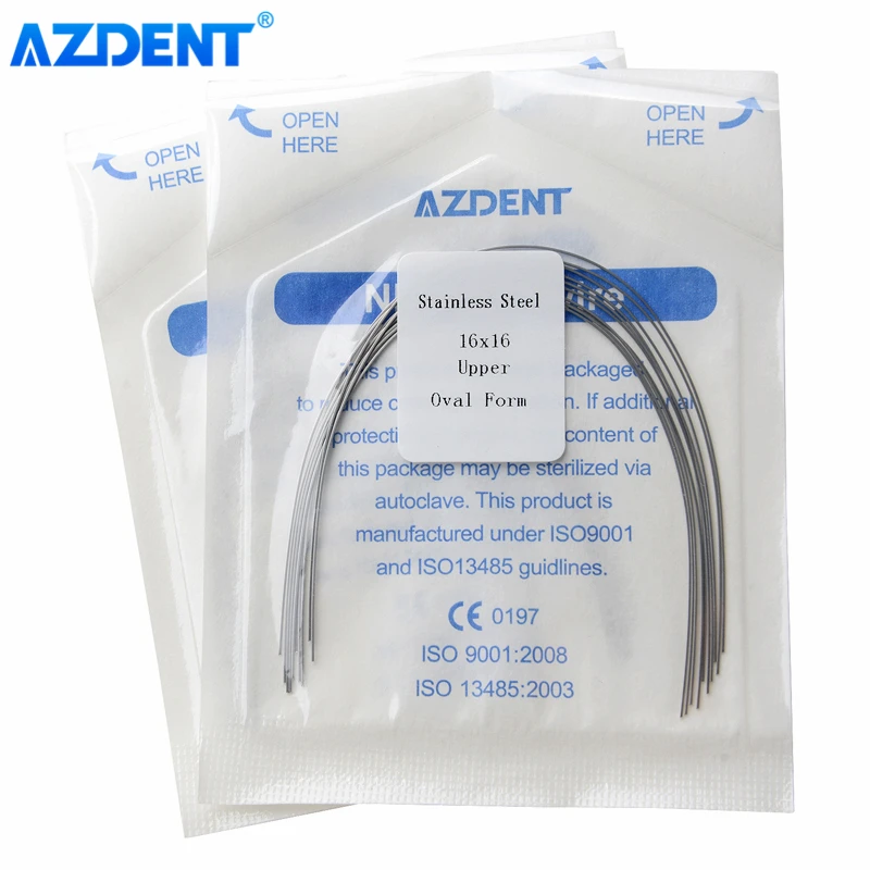 Стоматологическая Ортодонтическая Арка AZDENT из нержавеющей стали прямоугольная