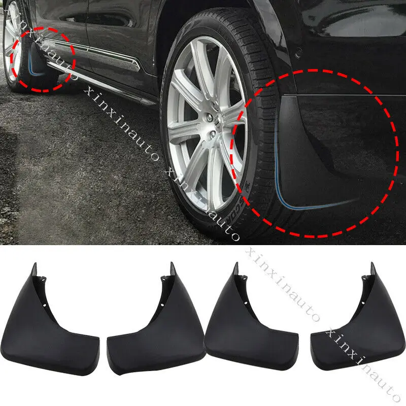 

Fits For Volvo XC90 2015-2019 Front&Rear Mud Flaps Splash Guards mudguards Fenders Moulding Styling Accessories 4PCS