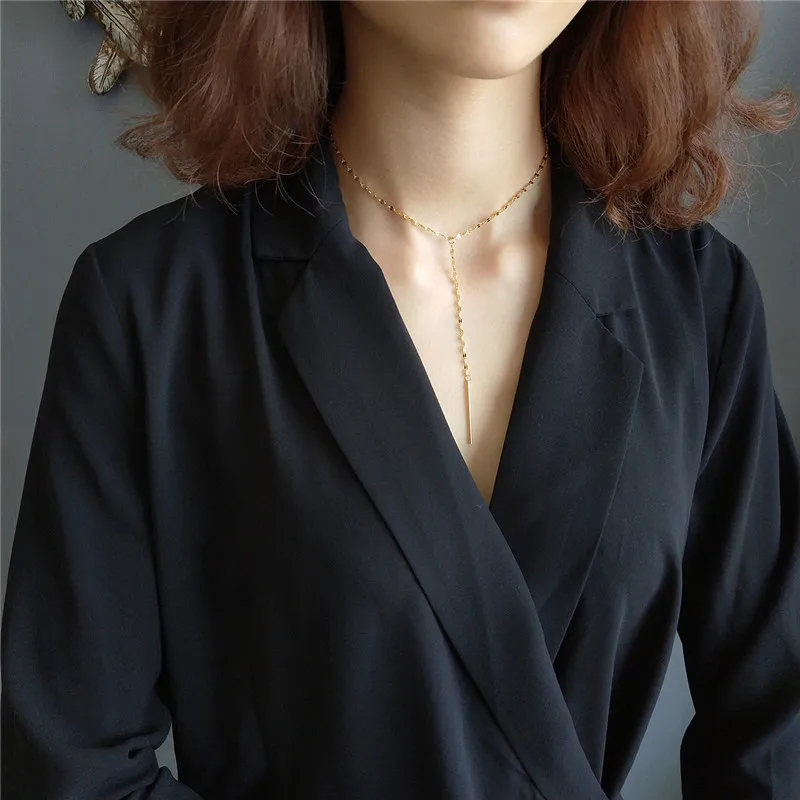 Женские изысканные Чокеры RUIYI из настоящего стерлингового серебра 925 пробы с