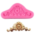 3D барокко силиконовая форма с короной сделай сам Винтаж рельеф Торт Инструменты для украшения тортов из мастики конфеты глины шоколадные формы для мастики