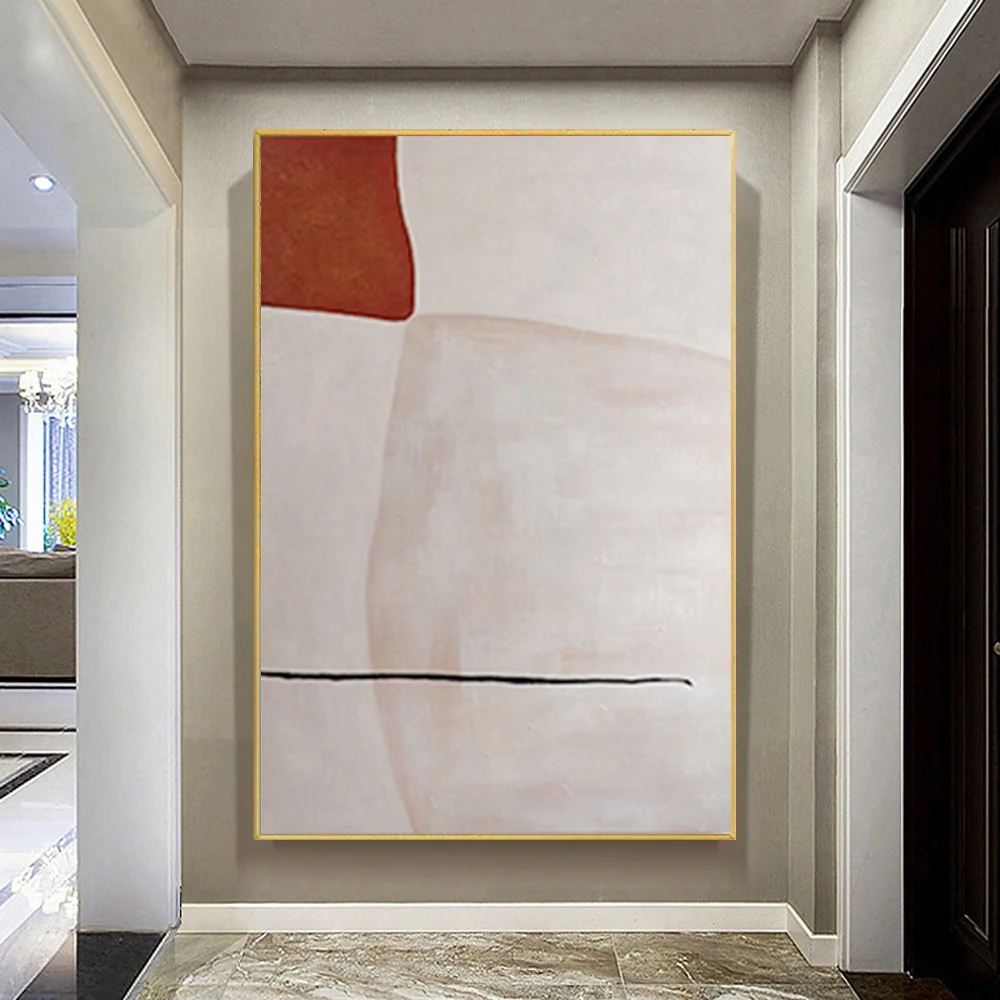 

100% Handpainted Abstract Oil Paintings On Canvas Modern Wedding Decor Wall Landscape Pictures Home Decoration wall art picture