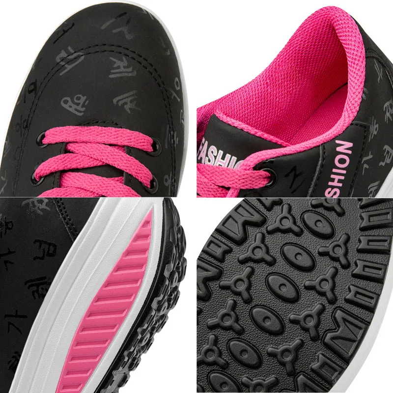 

2021 Spring New Women Platform Rocking Shoes Casual Fashionable Womens Chunky Designer Sneakers Zapatillas Con Plataforma Mujer