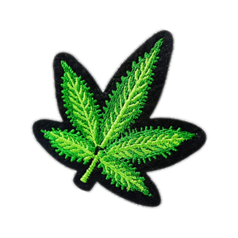 1 шт. тканевые значки сделай сам с кленовыми листьями розой и птицами