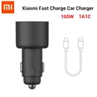 Автомобильное зарядное устройство Xiaomi 100 Вт с двумя USB-портами и кабелем 5 А
