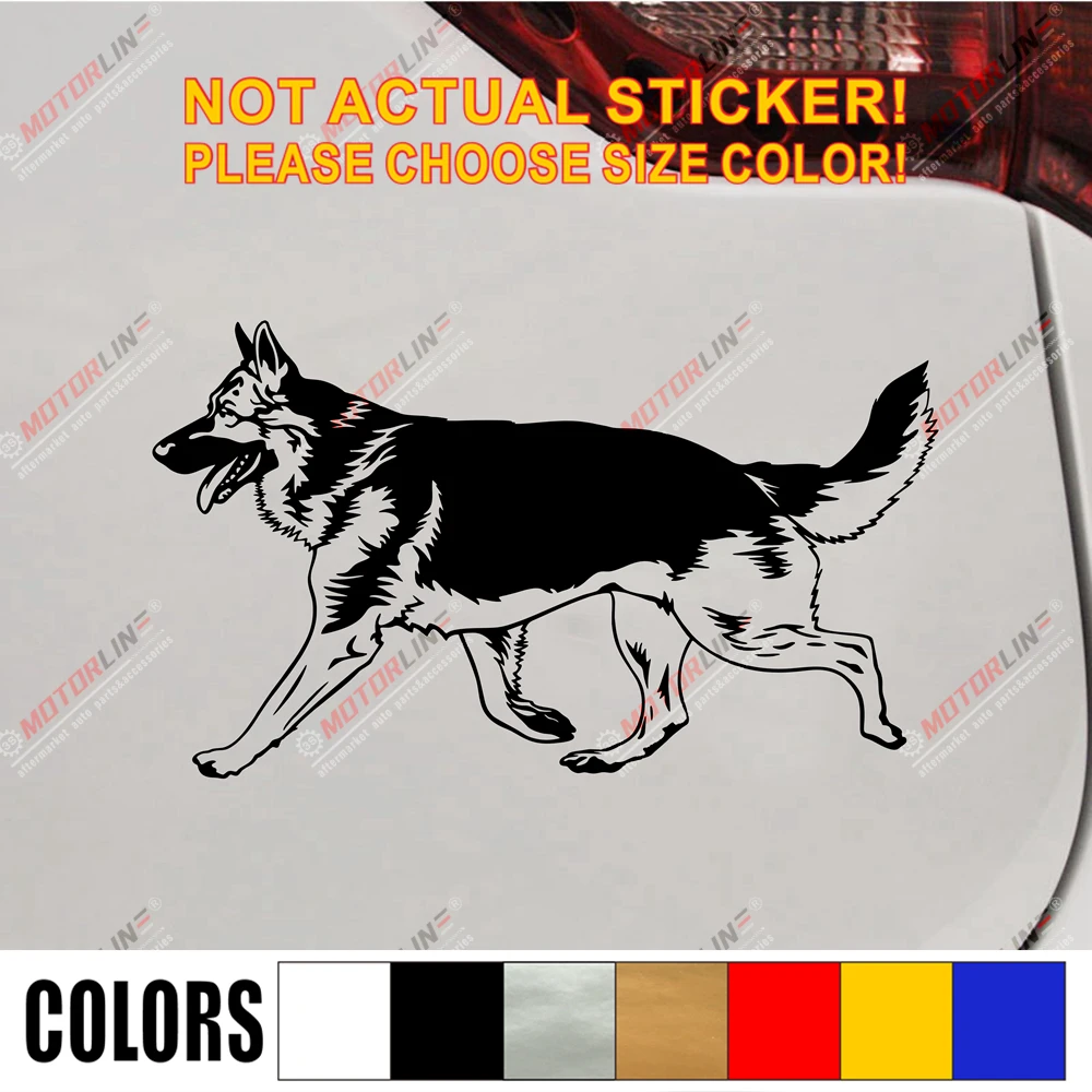 Немецкая овчарка K9 Автомобильная Наклейка Виниловая наклейка выбор размера цвет