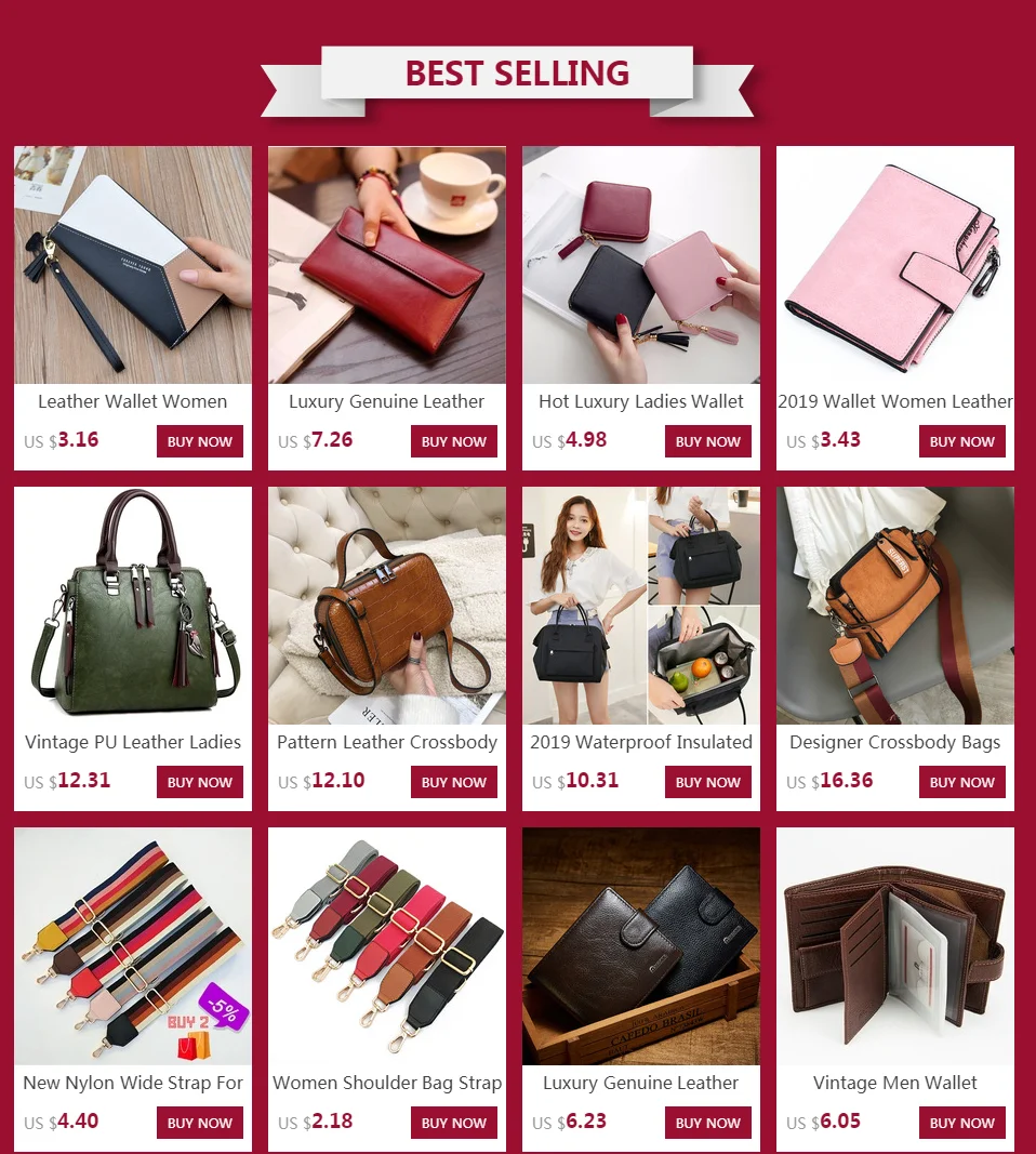 Baellerry Multi-Function Women Wallets Money Bag Coin Pocket Big Capacity Phone Wallet Women Card Holder Ladies Clutch Purse W50