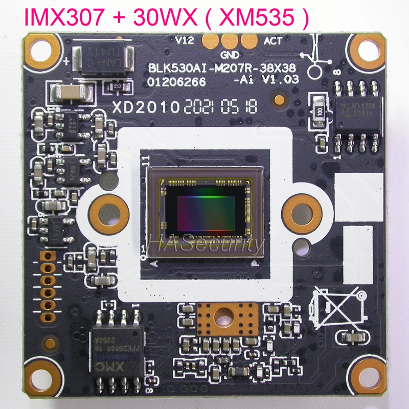 Объектив рыбий глаз H.265 AI 1/2.8 &quotSTARVIS IMX307 CMOS-датчик + 30WX ( XM535) IP-камера Модуль платы