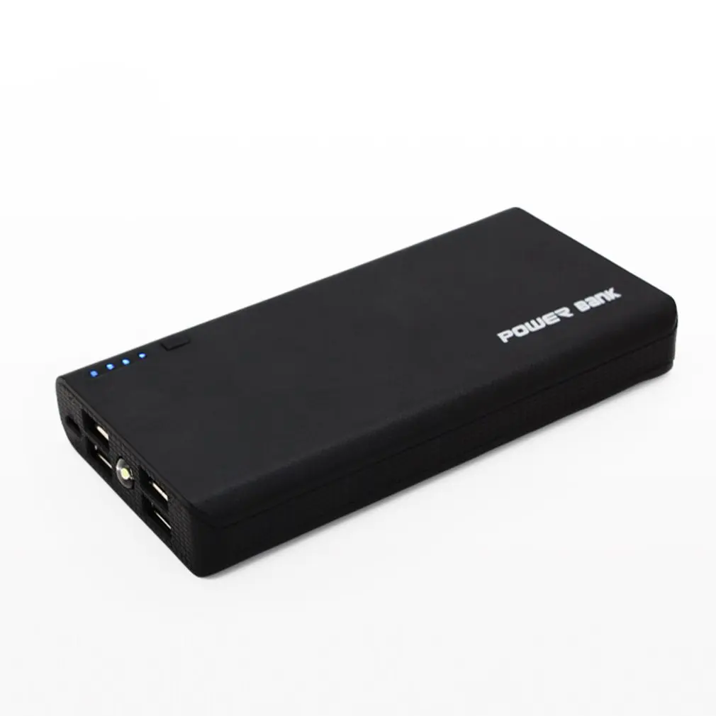 

Чехол с светодиодный онариком и 4 USB-портами, 5 В, 2 А