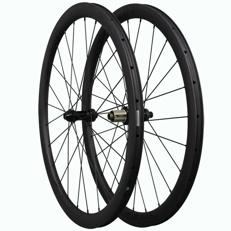 

ICAN Carbon Bike Wheelset Disc Brake Super Light Rim Novatec 411 412 SAPIM-CX-RAY Wheels Carbon Clincher 50mm Carbon Wheels