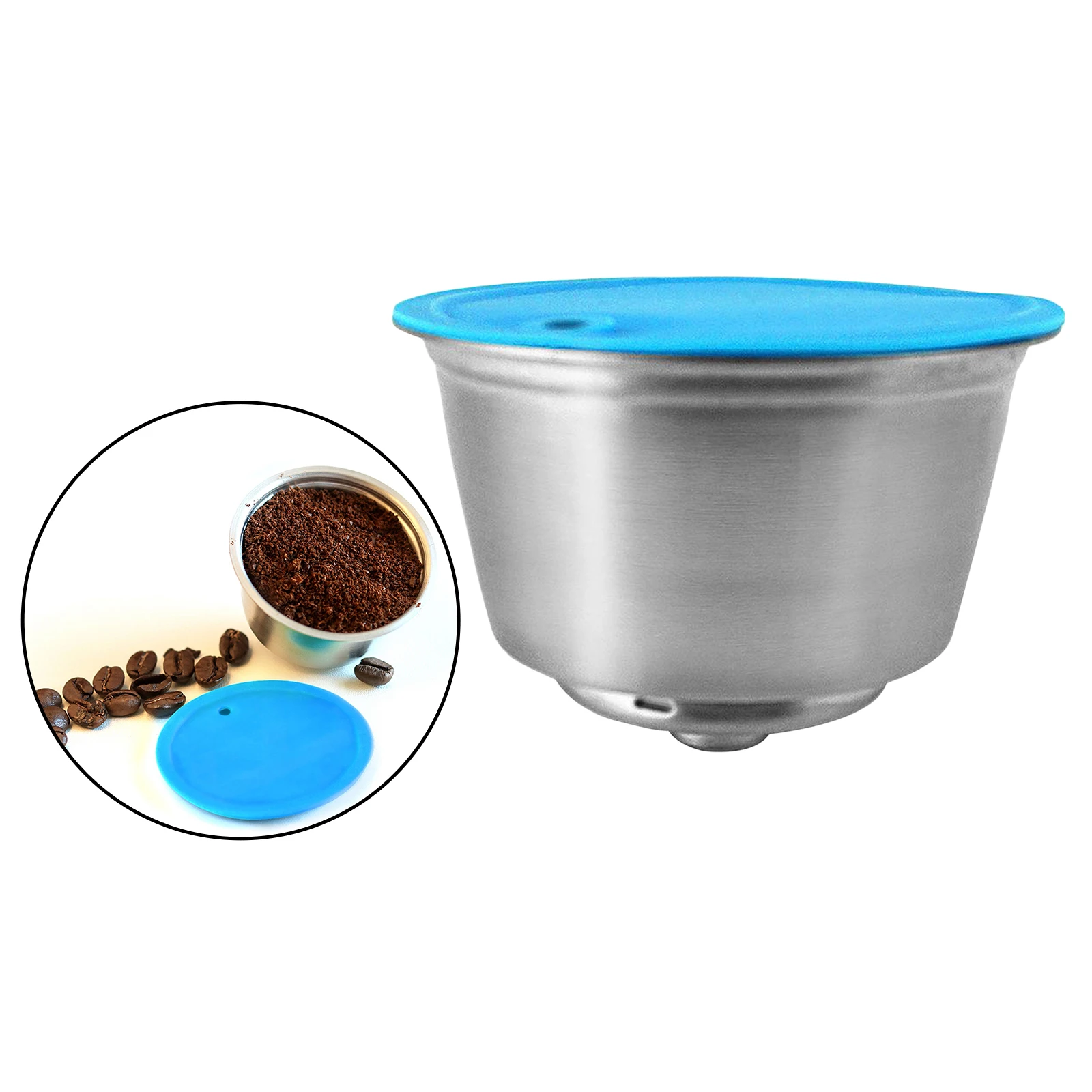 

Reusable Coffee Filters Refillable Stainless Steel Coffee Capsule Pod Cups