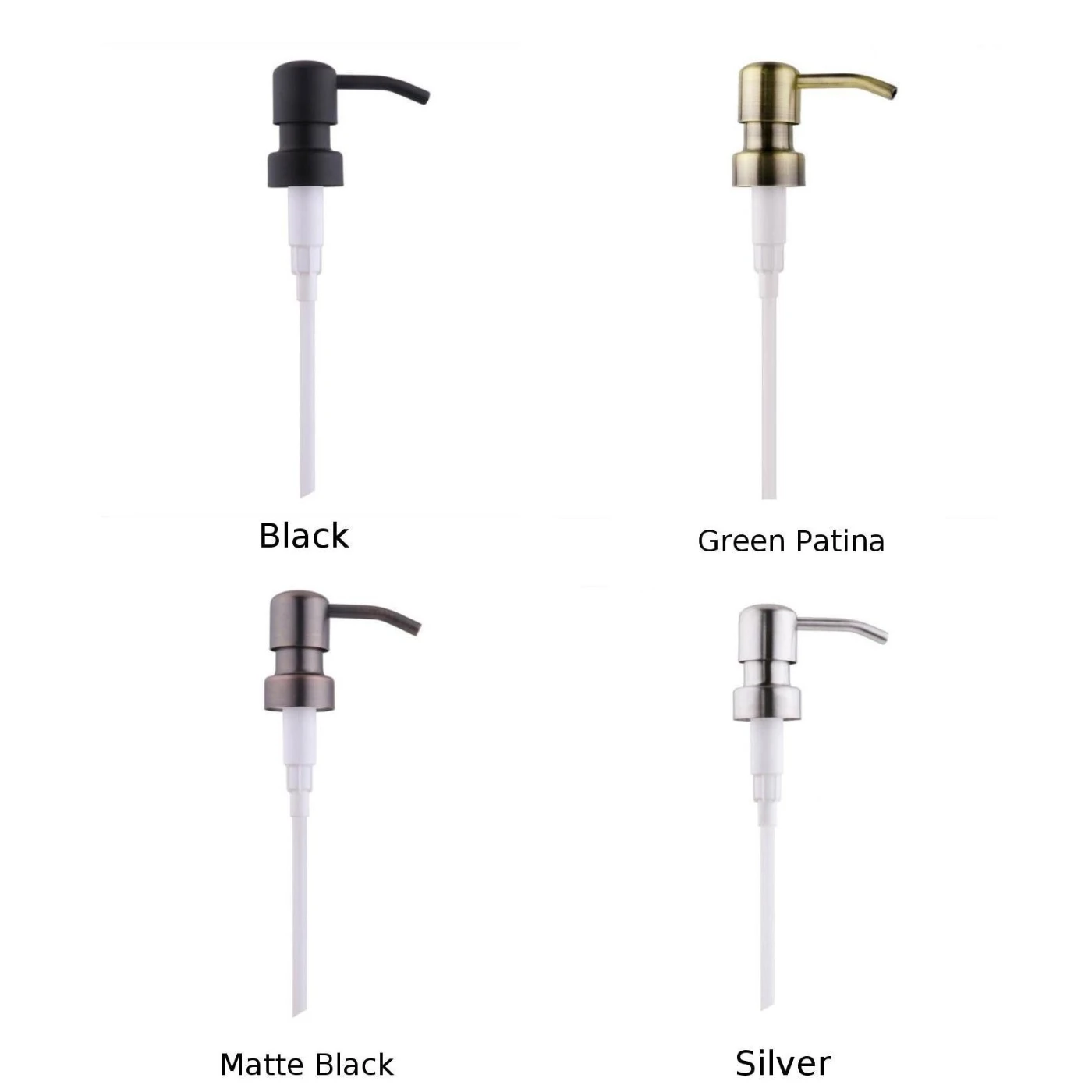 Металлический мыльный насос диспенсер для жидкого лосьона Сменная головка банка