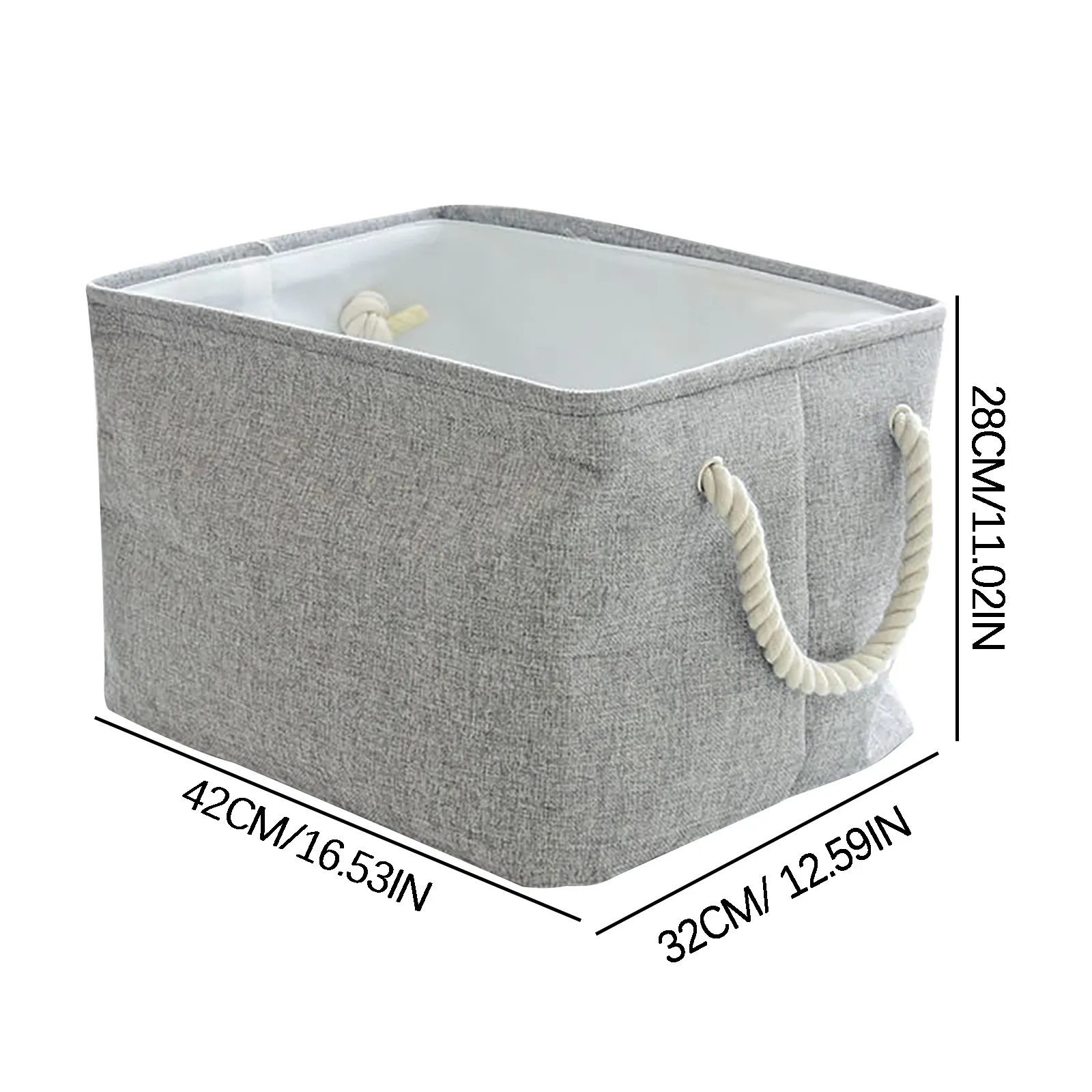 

Thermal Fabric Storage Basket Finishing Toy Storage Basket Storage Basket Organizers Storage Bolsas De Almacenamiento