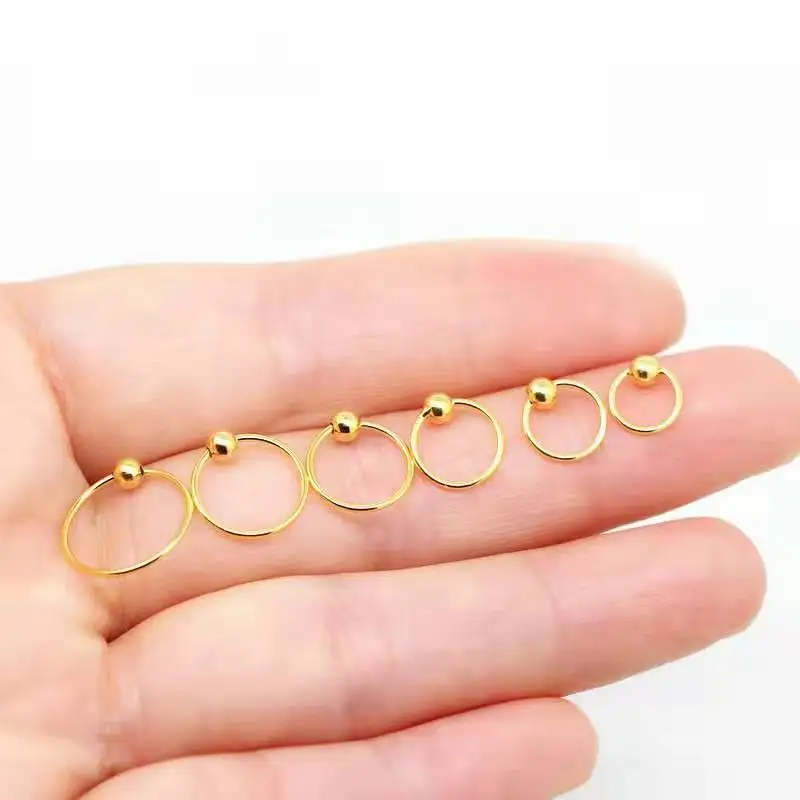 Круглые серьги-кольца с бусинами для мужчин и женщин | Украшения аксессуары