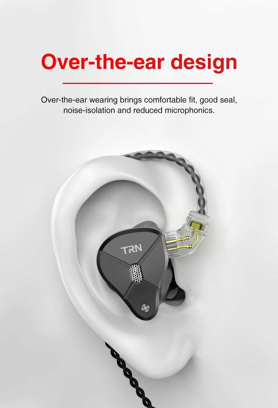 TRN BA5 5BA драйвер Untis металлические наушники в ухо IEM HIFI монитор Бег Спорт гарнитура сценическая Съемная 2Pin KZZSX CCAC12 TRN V90