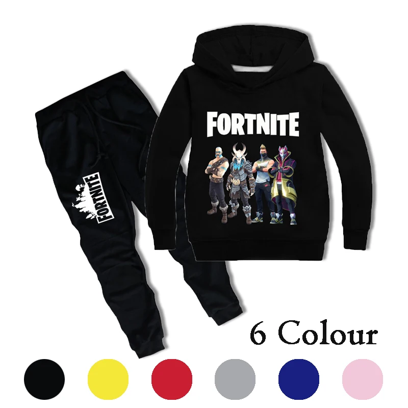 Детская одежда Fortnite с игровой графикой комплекты осенней одежды для мальчиков и