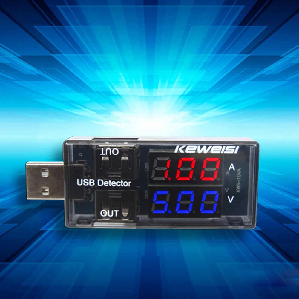

Dual USB Battery Digital Voltage Tester Voltmeter Ammeter Capacity Monitor Detection Analyzer Electrical Instruments Tools