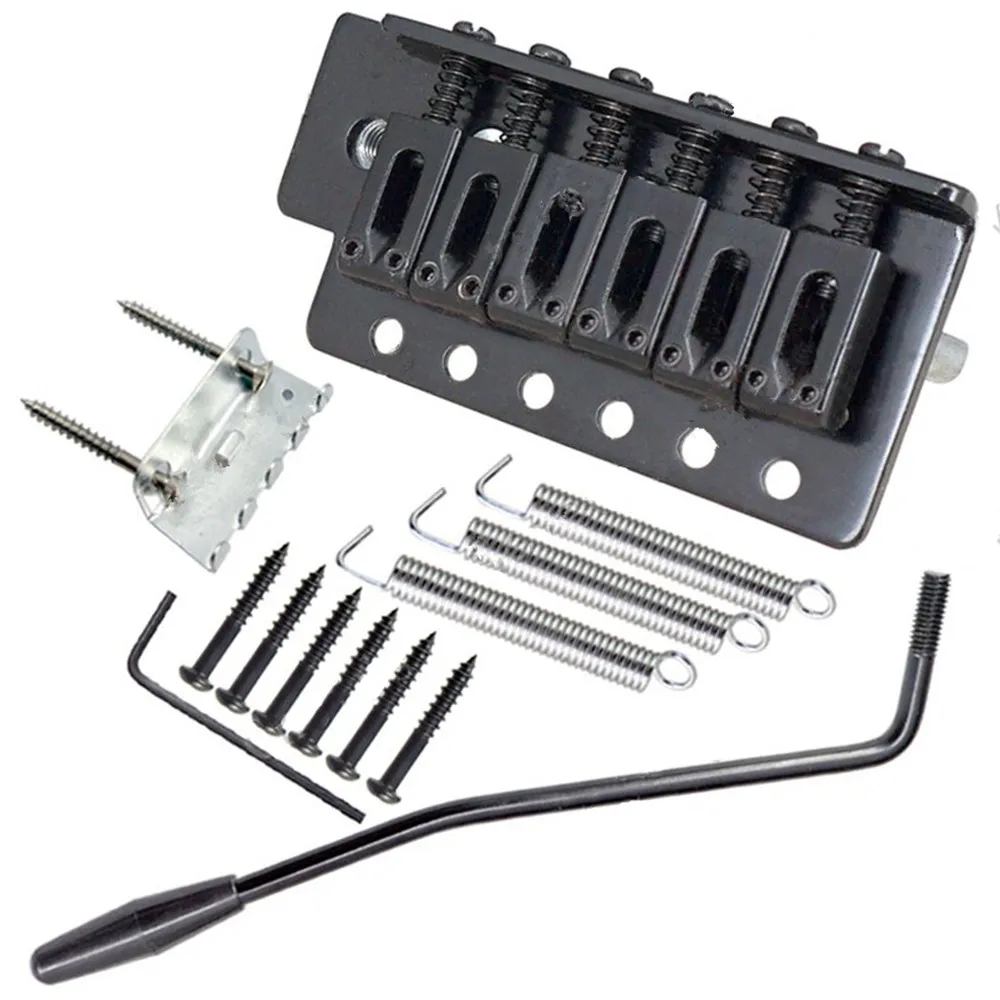 

A set of Guitar 6 Strings Vintage Saddle Tremolo Guitar Bridge System with Guitar Parts for Electric Guitar accessories