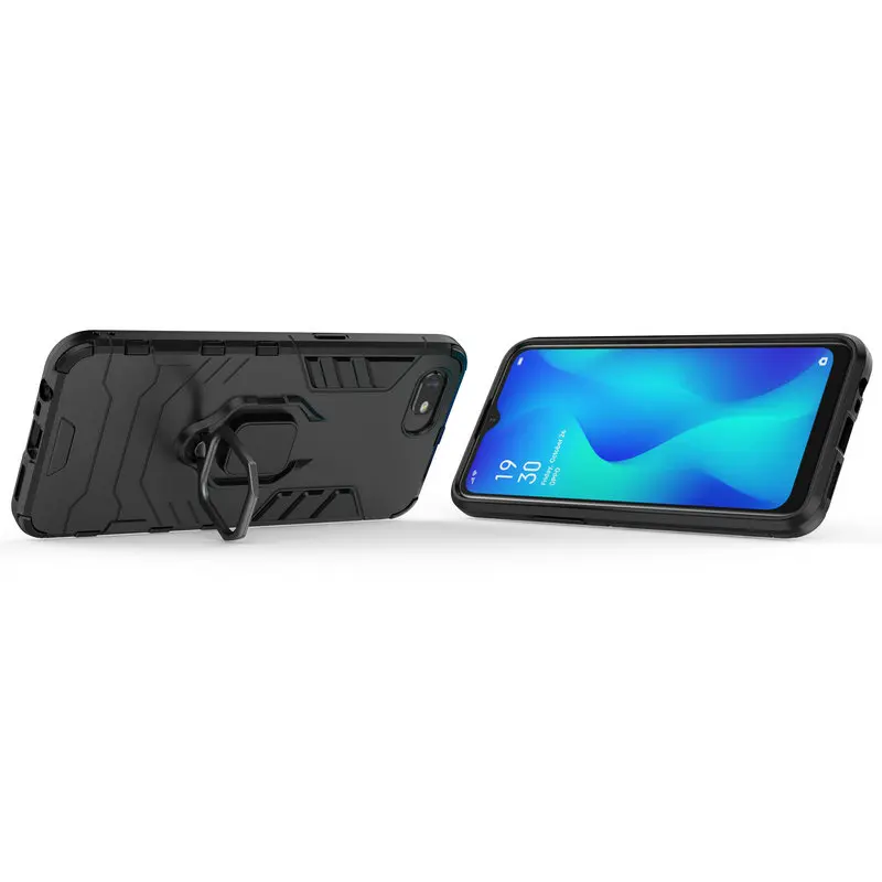 Чехол с кольцом для пальца Oppo A1k жесткий чехол телефона CPH1923 Realme C2 RMX1941