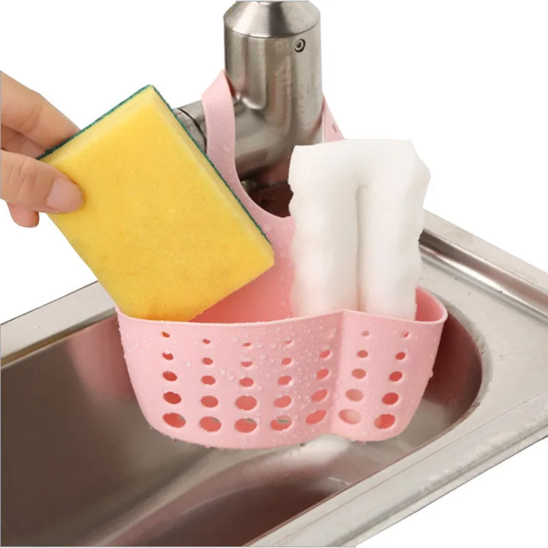 Регулируемая корзина для хранения на раковину XUNZHE с защелкой кухонная стойка