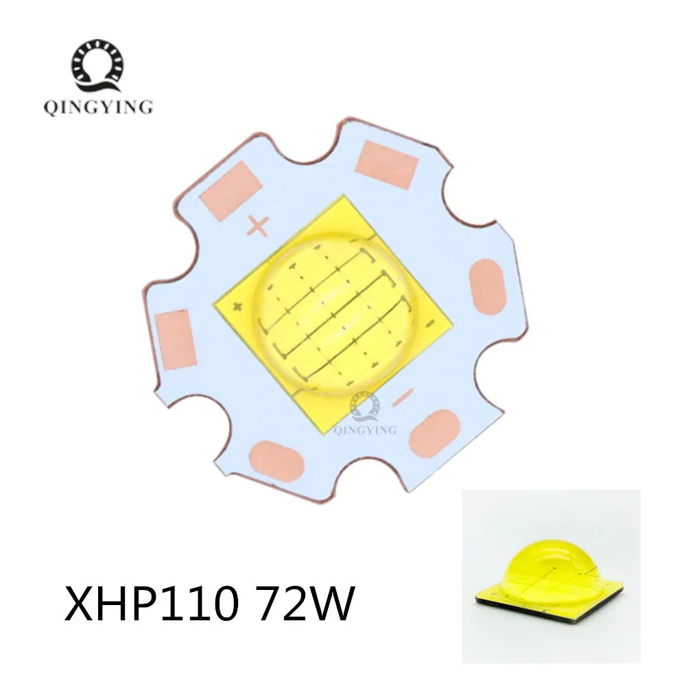 1 шт. Epistar высокой мощности 72 Вт XHP110 светодисветодиодный 6 В/24 В эмиттерный диод