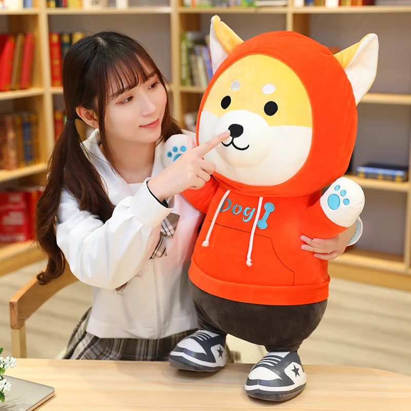 Новый стиль собака Шиба ину плюшевая мягкая игрушка милая кукла детская подарок