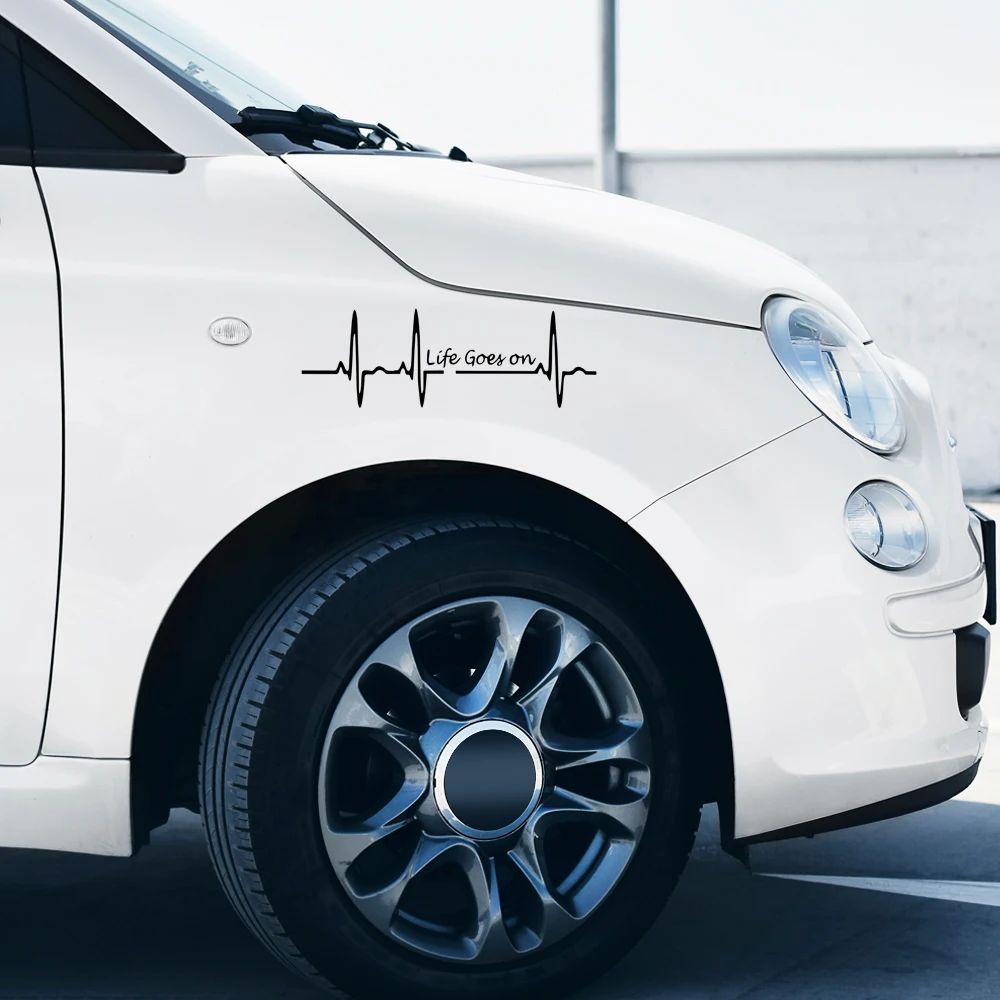 Автомобильная наклейка с пульсометром трекпад Life Go On Decal Стайлинг автомобиля для