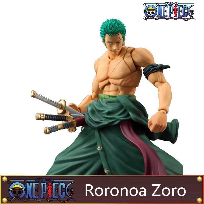 One Piece New World Roronoa Zoro Figure 25CM Movable Statue PVC Action Figure Collectible Model Toys Free Shipping