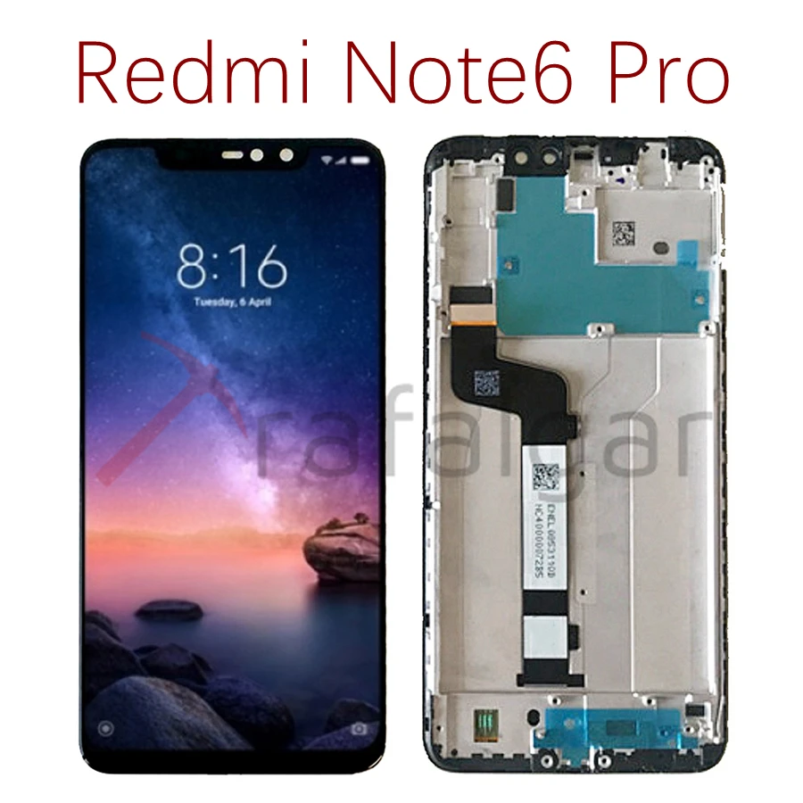 Дисплей Trafalgar для Xiaomi Redmi 6 6A ЖК дисплей Pro сенсорный экран Note с рамкой Note6 Pro|Экраны