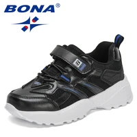 bona 2021 new designers arrivals kids shoes trendy sneakers fashion breathable children sport shoes outdoor jogging footwear