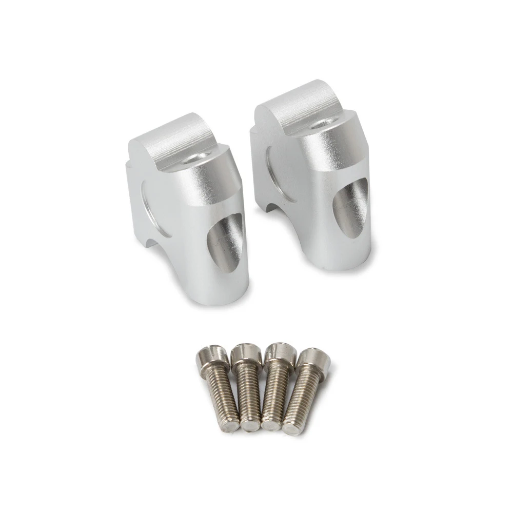 

2Pcs Universal 22mm 7/8" Motorcycle Handlebar Pivoting Riser Bar Mount Scooters Motocross Handle Clamp Motorbike Accessories