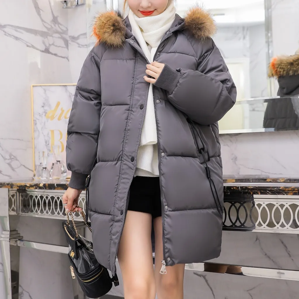 2019 новое женское длинное пальто осень зима теплое бархатное плотное из