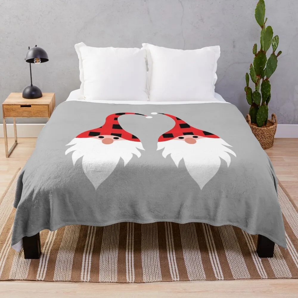 

Милое рождественское одеяло-гномы, искусственное одеяло для дивана/кровати/автомобиля, портативное 3D одеяло для детей и взрослых, домашний ...