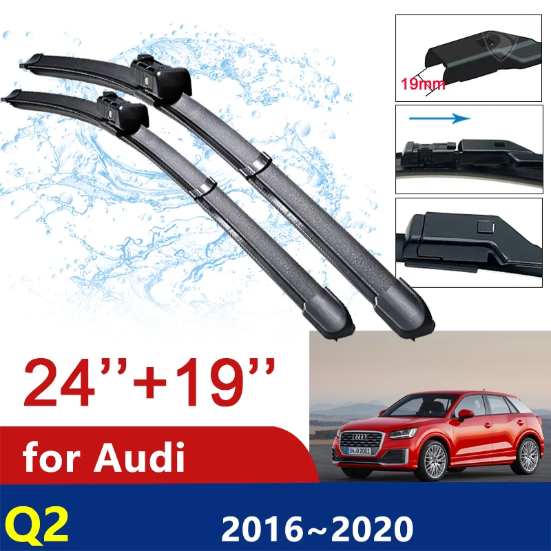 

for Audi Q2 2016~2020 Q2 2017 2018 2019 Car Wiper Blades Front Window Windscreen Windshield Wipers Car Accessories