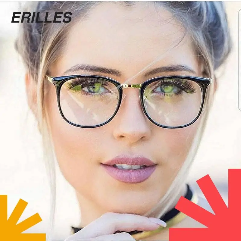 Анти синий светильник круглые оправы для очков мужские и женские оптические