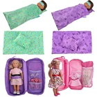 Кукольный спальный мешок и мешки для кукол, подходит для американской куклы 18 дюймов, 40-43 см, аксессуары для одежды для новорожденных, подарок на день рождения, праздник