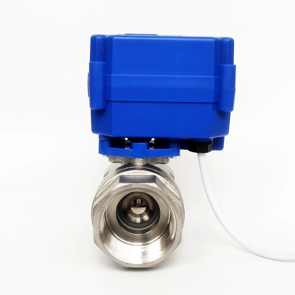 Миниатюрный Электрический клапан 1 дюйм 3 провода (CR02) моторизованный с 12 В