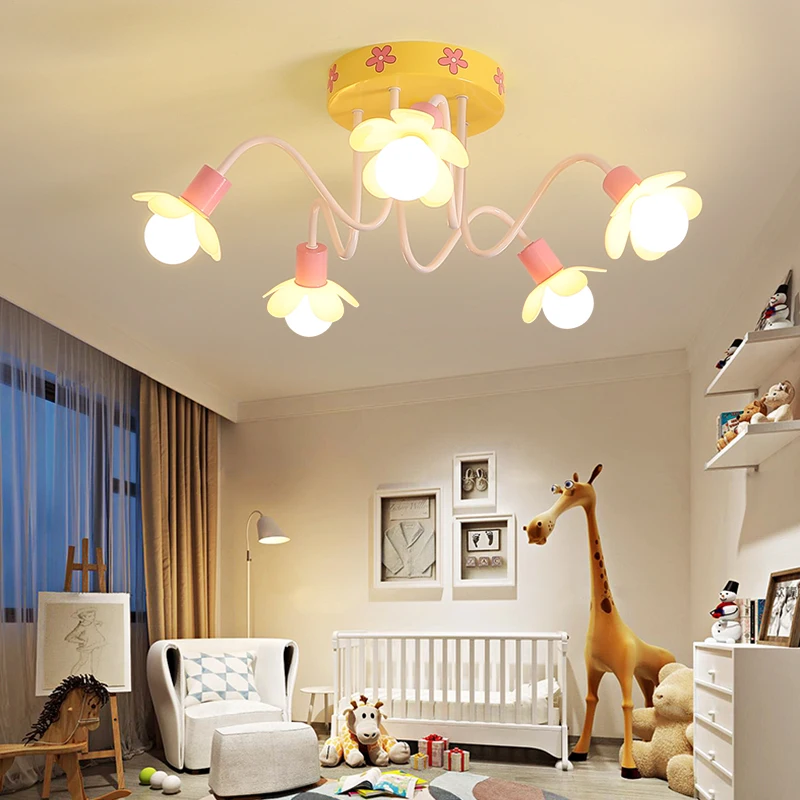 

Креативный потолочный светильник для детской комнаты, скандинавский светодиодный маленький потолочный светильник, прикроватные светодиодные лампы для детской комнаты, потолочные светильники